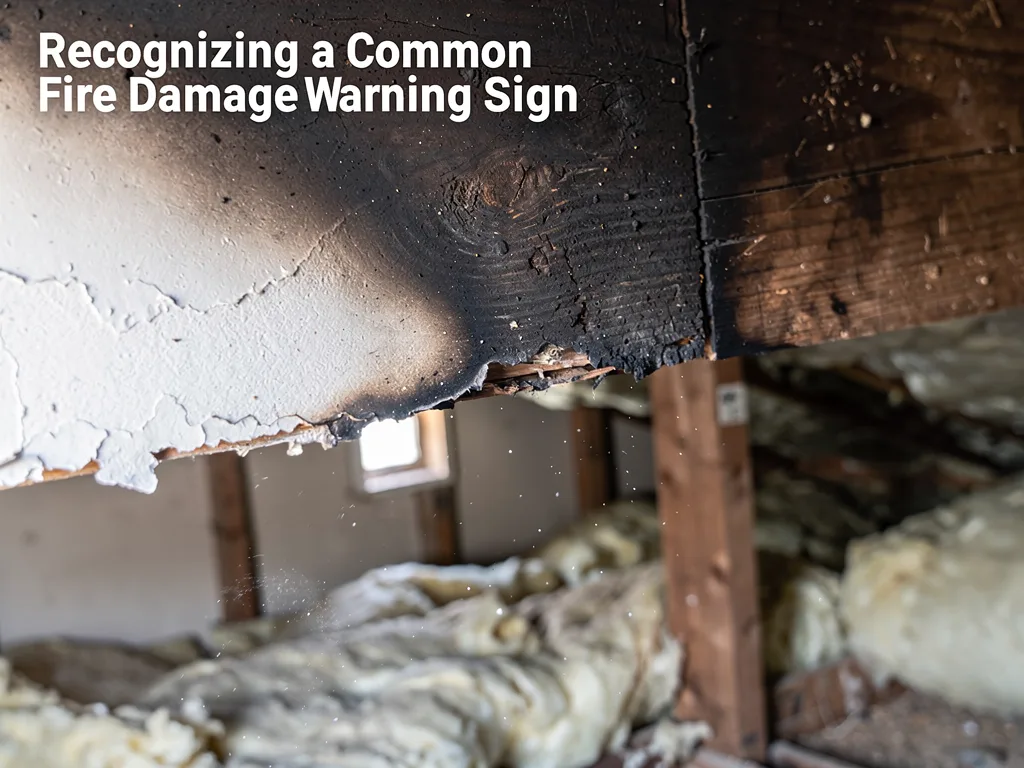 Recognizing a Common Fire Damage Warning Sign