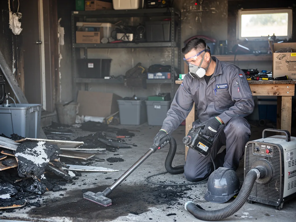 Garage Fire Cleanup